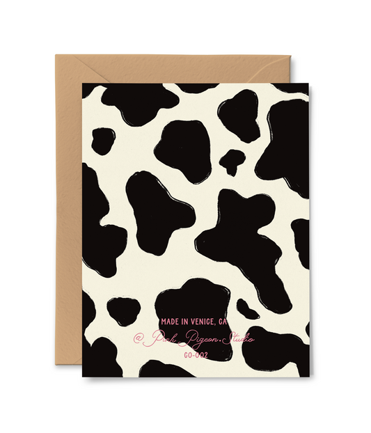 Holy Cow You Did It Card