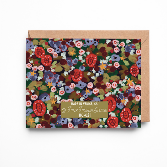 Christmas Florals Card