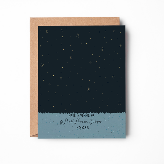 Holiday Boat Card