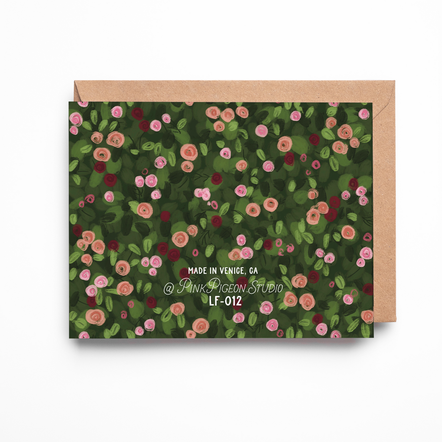 Swan Flower Field Card
