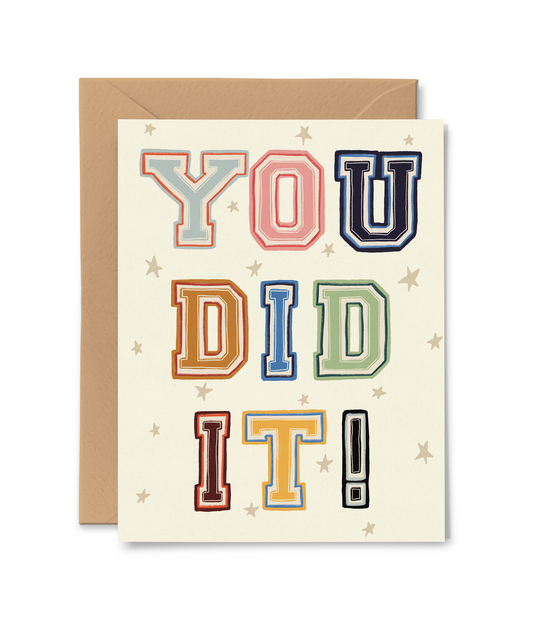 You Did It! Card