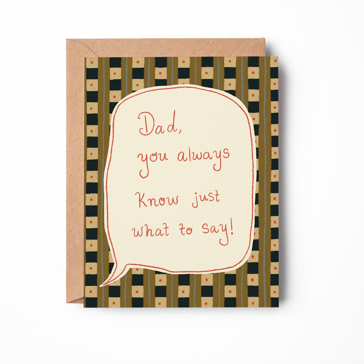 Dad Knows What to Say Card