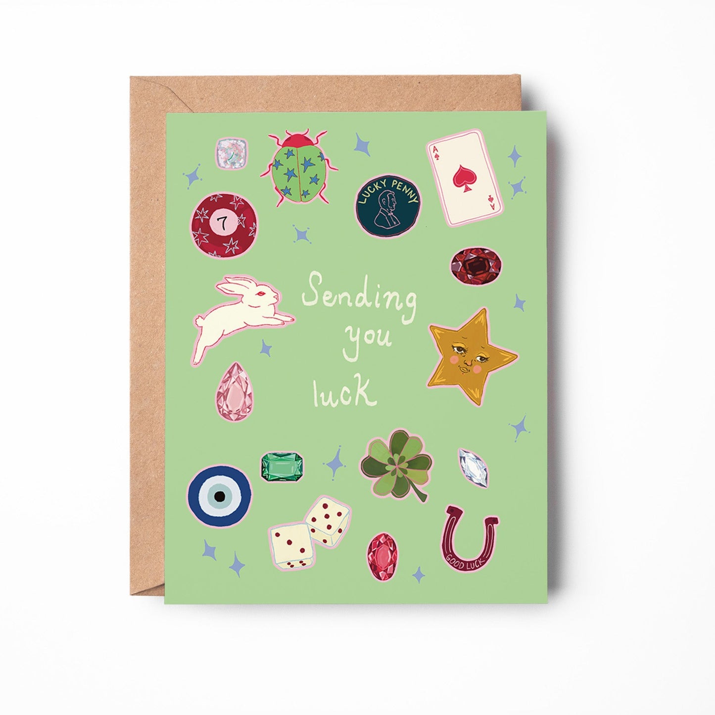 Sending You Luck Card