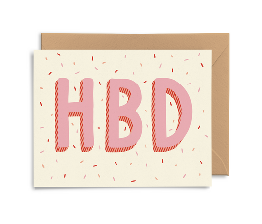 HBD Sprinkles Card