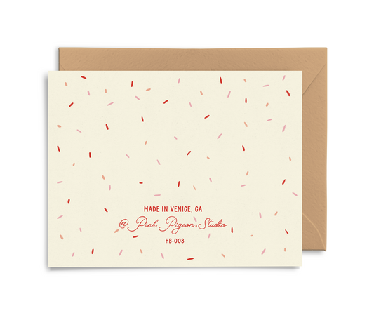 HBD Sprinkles Card