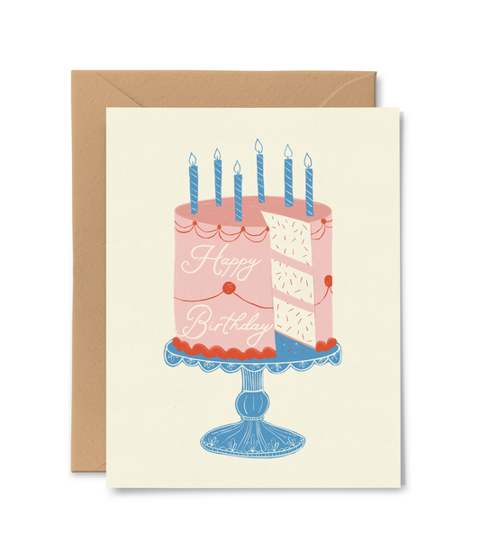 Happy Birthday Cake Card