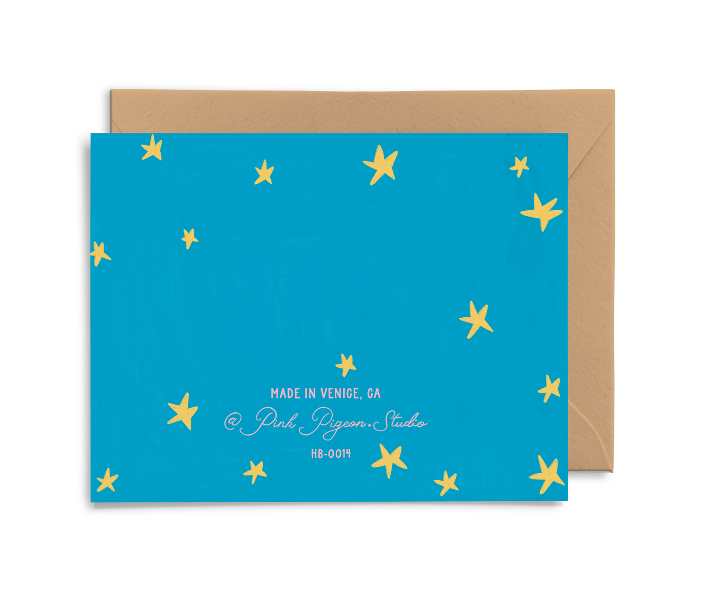 HBD Blue Stars Card