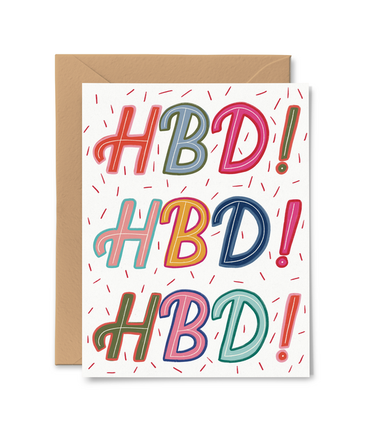 HBD! Rainbow Card