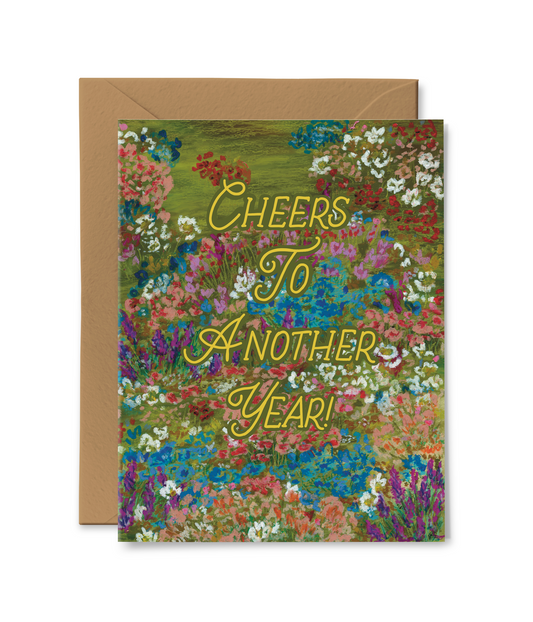 Cheers To Another Year Card