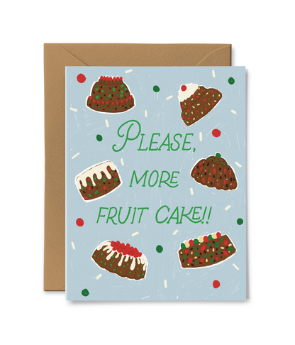 More Fruitcake Card