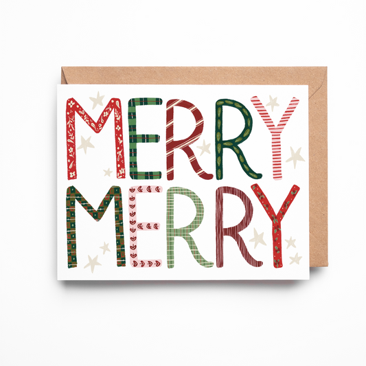 Merry Pattern Card