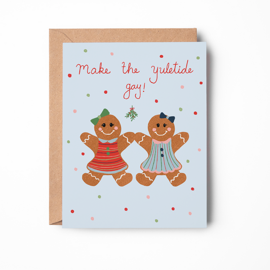 Yuletide Gingerbread Card