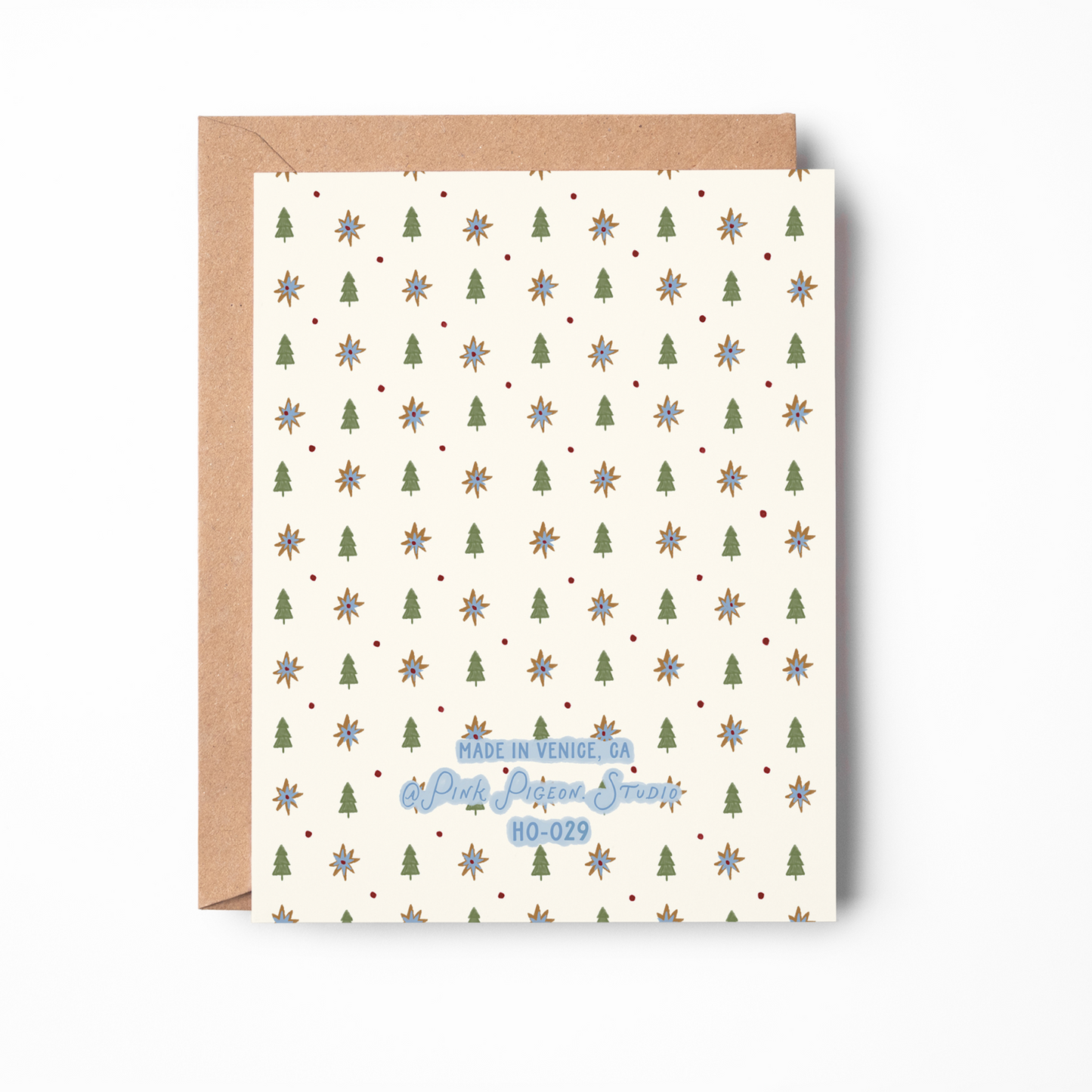 Holiday Tree Pattern Card