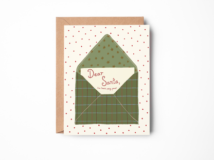 Dear Santa Envelope Card