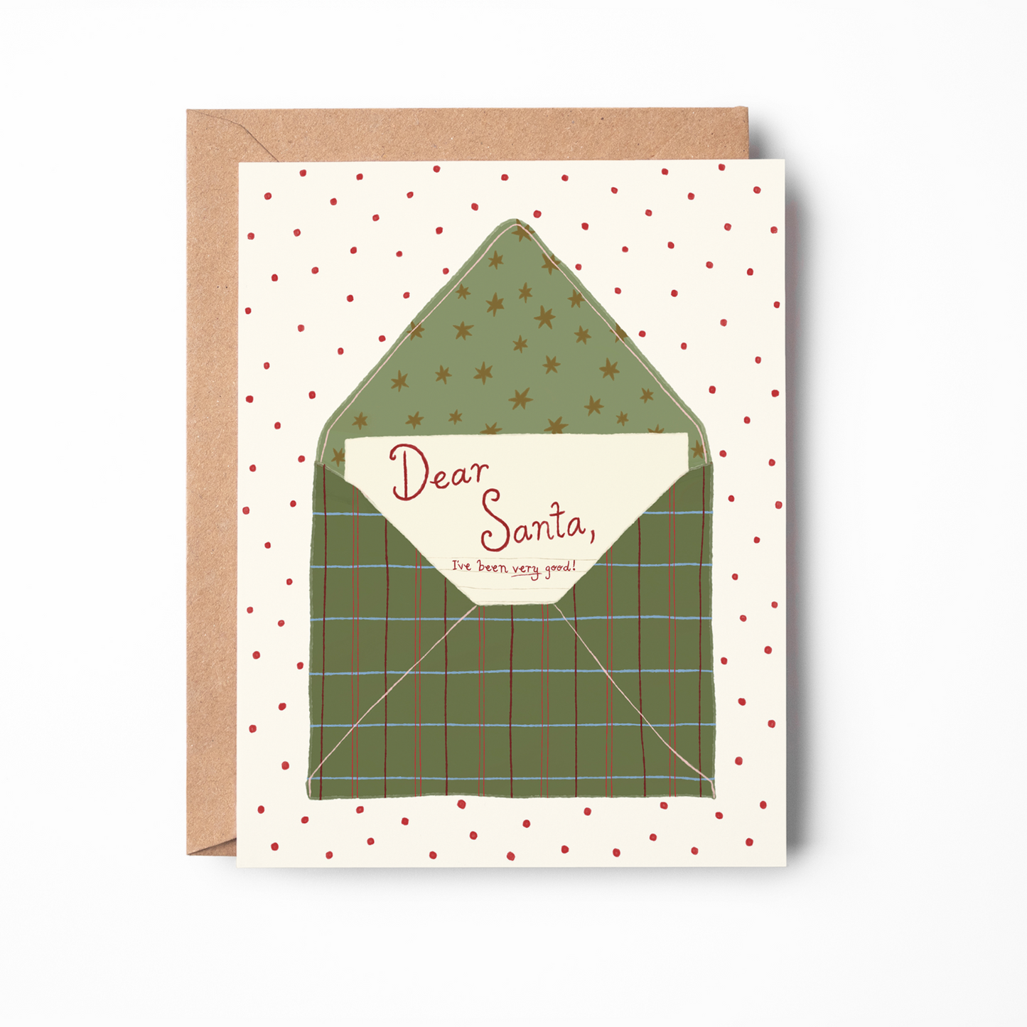 Dear Santa Envelope Card