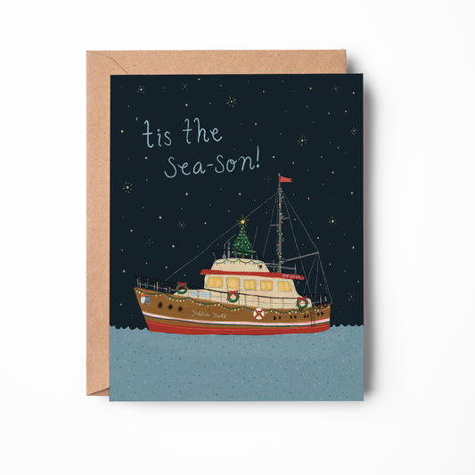 Holiday Boat Card