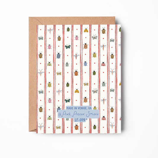 Never Stop Bugging Card