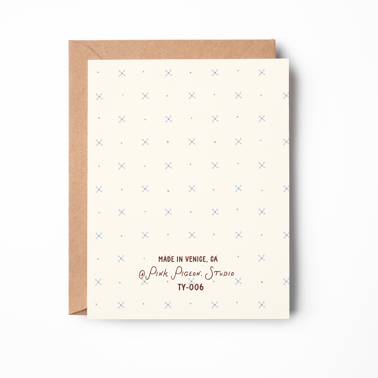 Merci Envelope Card